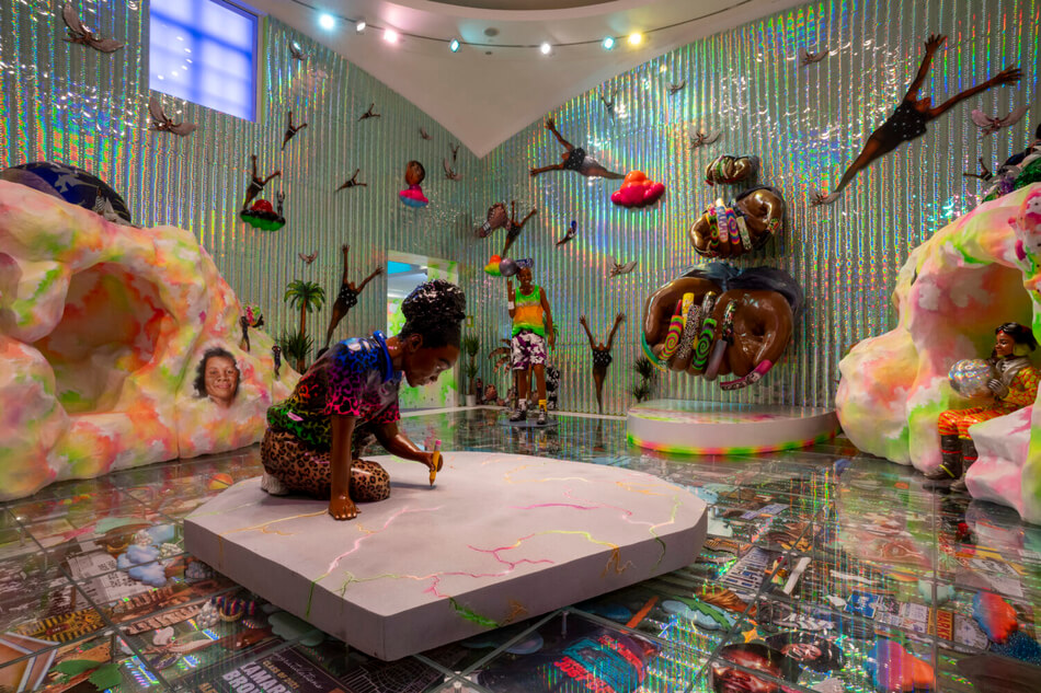Lauren Halsey: emajendat, Serpentine South Gallery, London